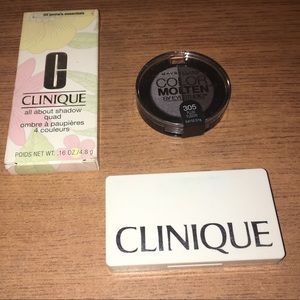 Clinique and Maybelline eyeshadow bundle